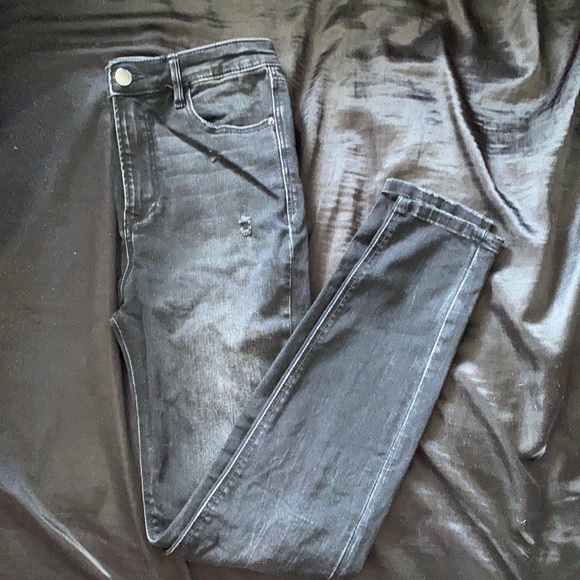 Black faded Stradivarius Jeans - Picture 1 of 2